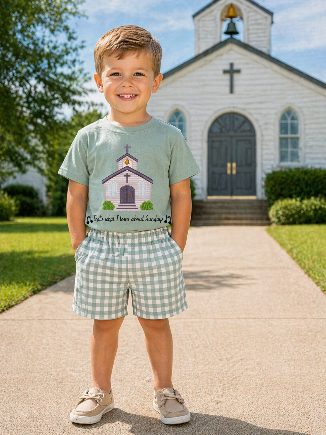 Boys Simple Sunday Outfit