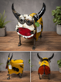 Metal Cow Decor