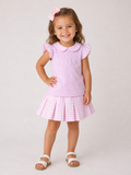Pink Active Ruffle Skort Set