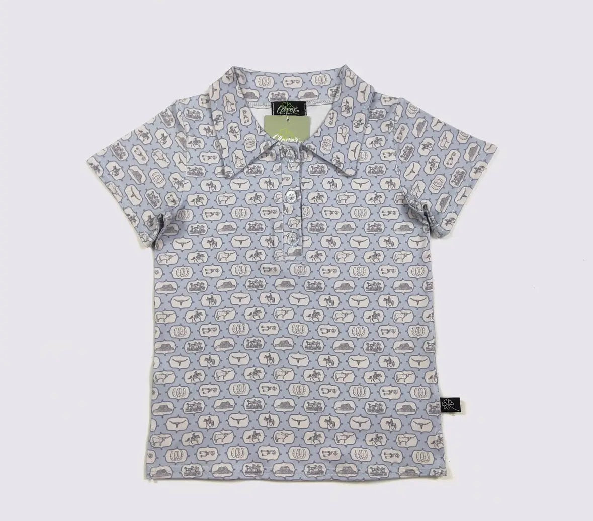 Cowpoke Boy Collar Shirt