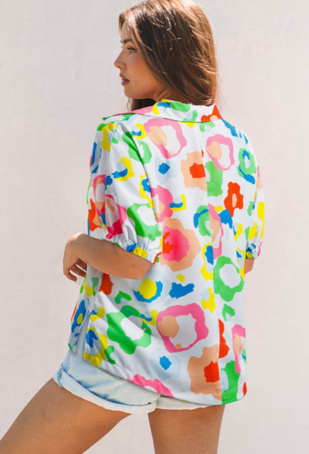 Colorful Leopard Shirt