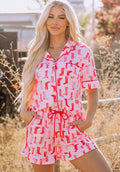 Western Cowgirl Boots Pajama Set